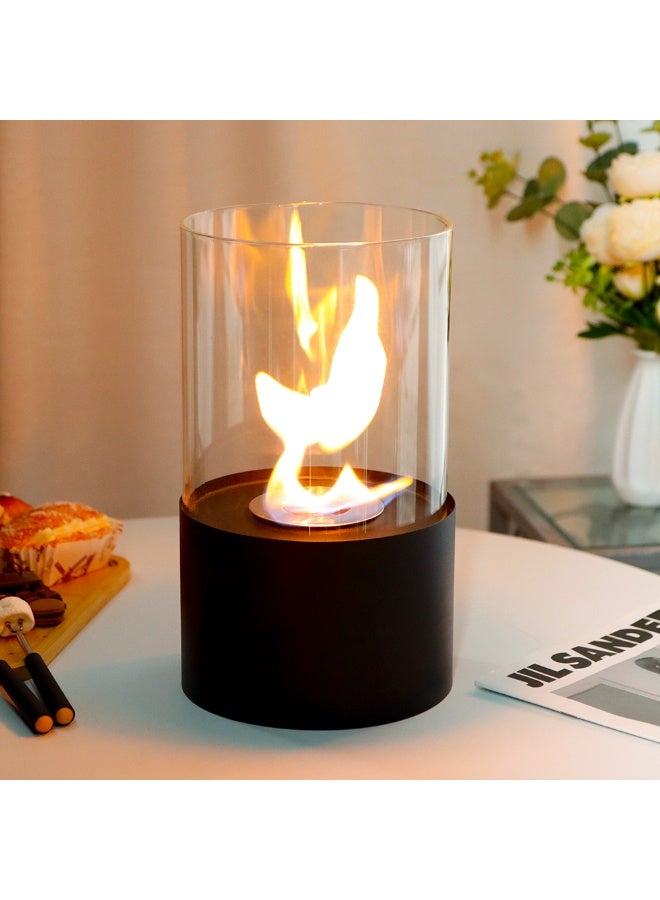JHY DESIGN Glass Hurricane Candle Lantern for Indoor & Outdoor - Decorative Ambient Lighting for Table, Garden, Party Decor - Image 2
